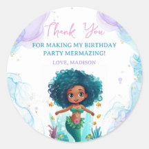 Fête d'anniversaire de la Sirène Whimsical