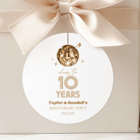 Fête d'anniversaire de mariage de 10 ans Disco Che