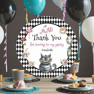 Sticker Rond Fête d'anniversaire Fantaisie Merveilleux