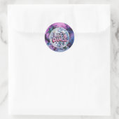 Sticker Rond Fête d'anniversaire Let's Dance (Sac)
