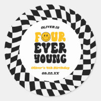 Fête d'anniversaire rétro Quatre Forever Young pou