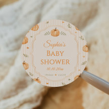 Fête de Bébé à l'Amour de Citrouille
