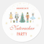 Sticker Rond Fête de Casse-Noisette (Devant)