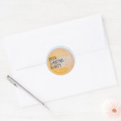 Sticker Rond Fête de dégustation de bière (Enveloppe)