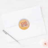 Sticker Rond Fête de dégustation de bière (Enveloppe)