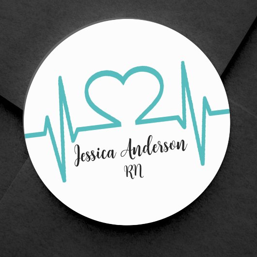 Sticker Rond Fête de fin d'études de médecine