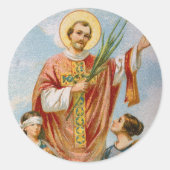 Sticker Rond Fête de la Saint-Valentin (Devant)