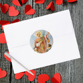 Sticker Rond Fête de la Saint-Valentin