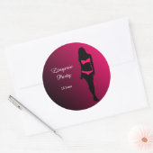 Sticker Rond Fête de lingerie (Enveloppe)