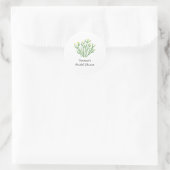 Sticker Rond Fête de mariage Cactus Cholla Fleur Jaune (Sac)