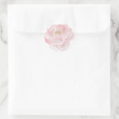 Sticker Rond Fête de mariage Pink Peony (Sac)
