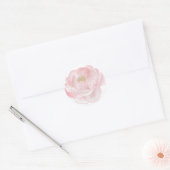 Sticker Rond Fête de mariage Pink Peony (Enveloppe)