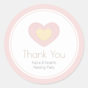 Sticker Rond Fête de niche pour bébé mobile