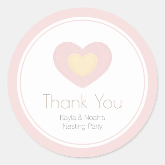Sticker Rond Fête de niche pour bébé mobile (Devant)