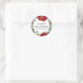 Sticker Rond Fête de Noël (Sac)