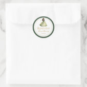 Sticker Rond Fête de Quinceañera Forêt Enchantée  (Sac)