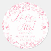 Sticker Rond Fête de Saint-Valentin pour Mariage (Devant)