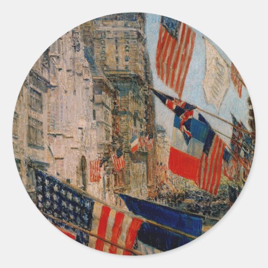 Sticker Rond Fête des Alliés, mai 1917 (Devant)