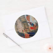 Sticker Rond Fête des Alliés, mai 1917 (Enveloppe)