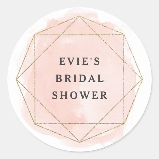 Sticker Rond Fête des mariées de la Parties scintillant de Jeu  (Devant)