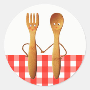 Sticker Rond Fête des mariées d'été