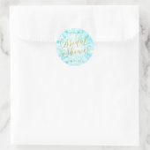 Sticker Rond Fête des mariées diamant (Sac)