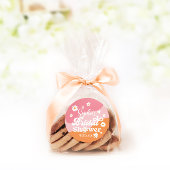 Sticker Rond Fête des mariées rétro super Hippie Faveur