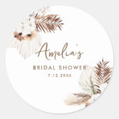 Sticker Rond FÊTE DES MARIÉES SIERRA Bohomian (Devant)