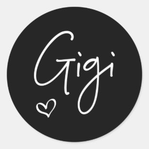 Sticker Rond Fête Des Mères De Gigi Grandma Grand-Parents