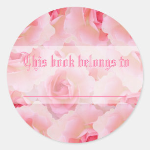 Sticker Rond Fête des mères Roses roses roses roses roses