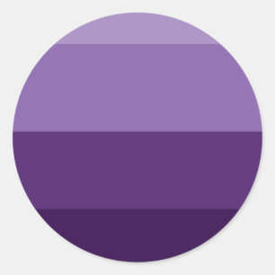 Sticker Rond Fête des nuances foncées et violettes claires