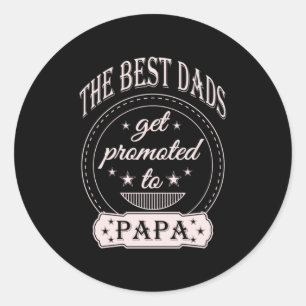Sticker Rond Fête des pères   Le meilleur papa