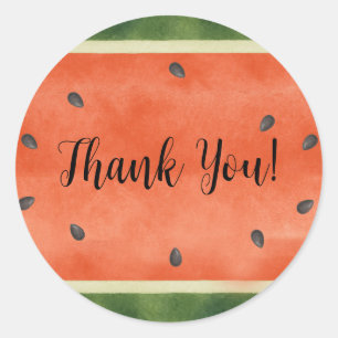 Sticker Rond Fête d'été Pastèque De quelque façon que vous la d