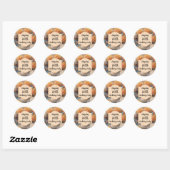 Sticker Rond Fête du 100e anniversaire (Feuille)