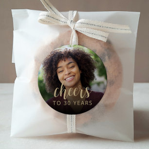 Sticker Rond Fête du 30e anniversaire