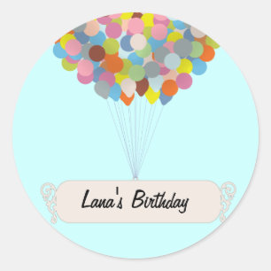 Sticker Rond Fête du ballon