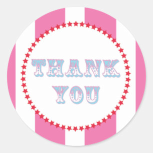 Sticker Rond Fête du Carnaval et du Cirque