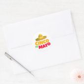 Sticker Rond fête du cinco de mayo (Enveloppe)