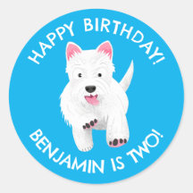 Fête personnalisée du Terrier de l'Ouest