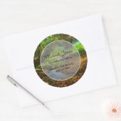 Sticker Rond Fête photo de Forest Creek (Enveloppe)