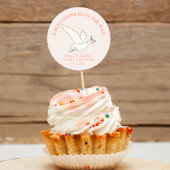 Sticker Rond Fête Prénatale de Silly Goose en Route Bébé