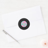 Sticker Rond Fête Sock Hop (Enveloppe)