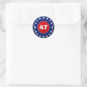 Sticker Rond Fêter 47 (Sac)