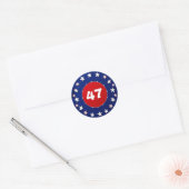 Sticker Rond Fêter 47 (Enveloppe)