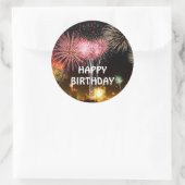 Sticker Rond Fêtez ! Joyeux anniversaire ! (Sac)