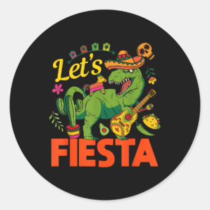 Sticker Rond Fets Fiesta Cinco De Mayo Camisa Mexicana Hombre _