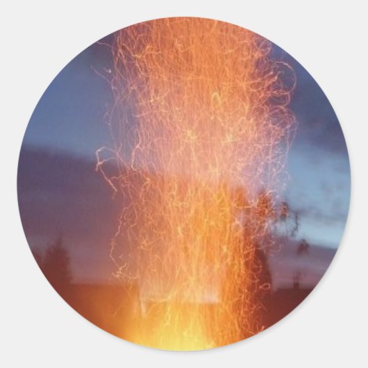 Sticker Rond Feu (Devant)