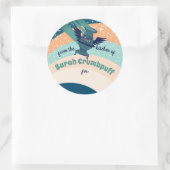 Sticker Rond Feu d'ange volant Noël de la cuisine de (Sac)