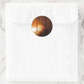 Sticker Rond Feu de feu (Sac)