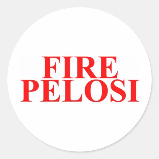 Sticker Rond Feu Pelosi (Devant)